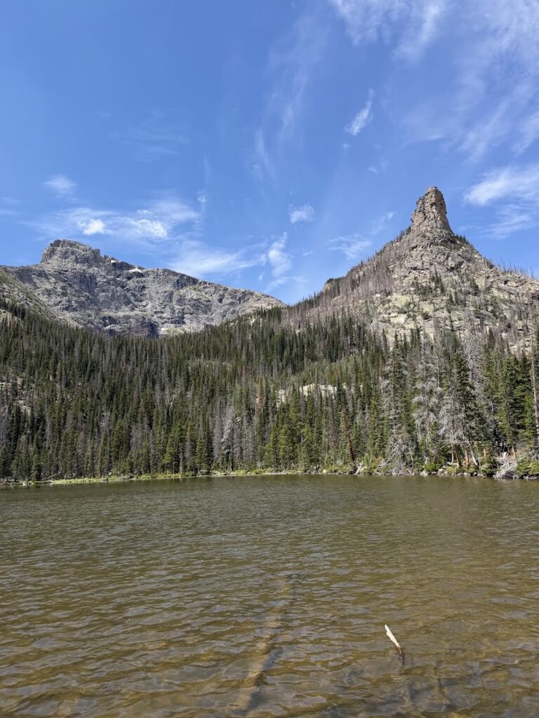 View of Spruce Lake at Rocky Mountain National Park